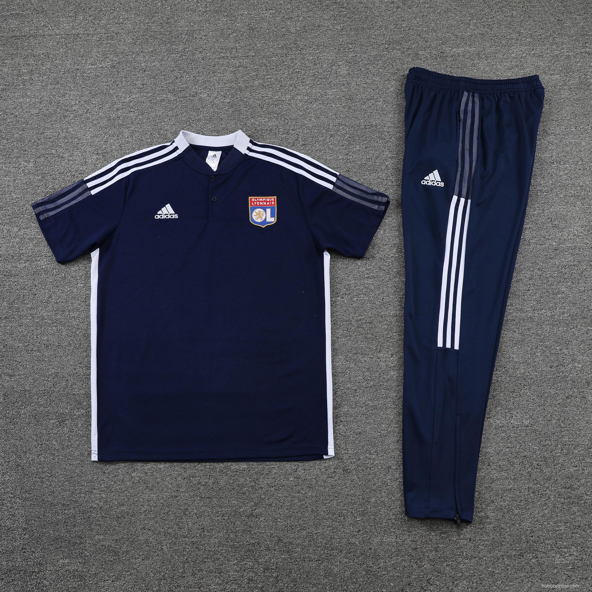 Olympique Lyonnais POLO kit dark blue (not supported to be sold separately)