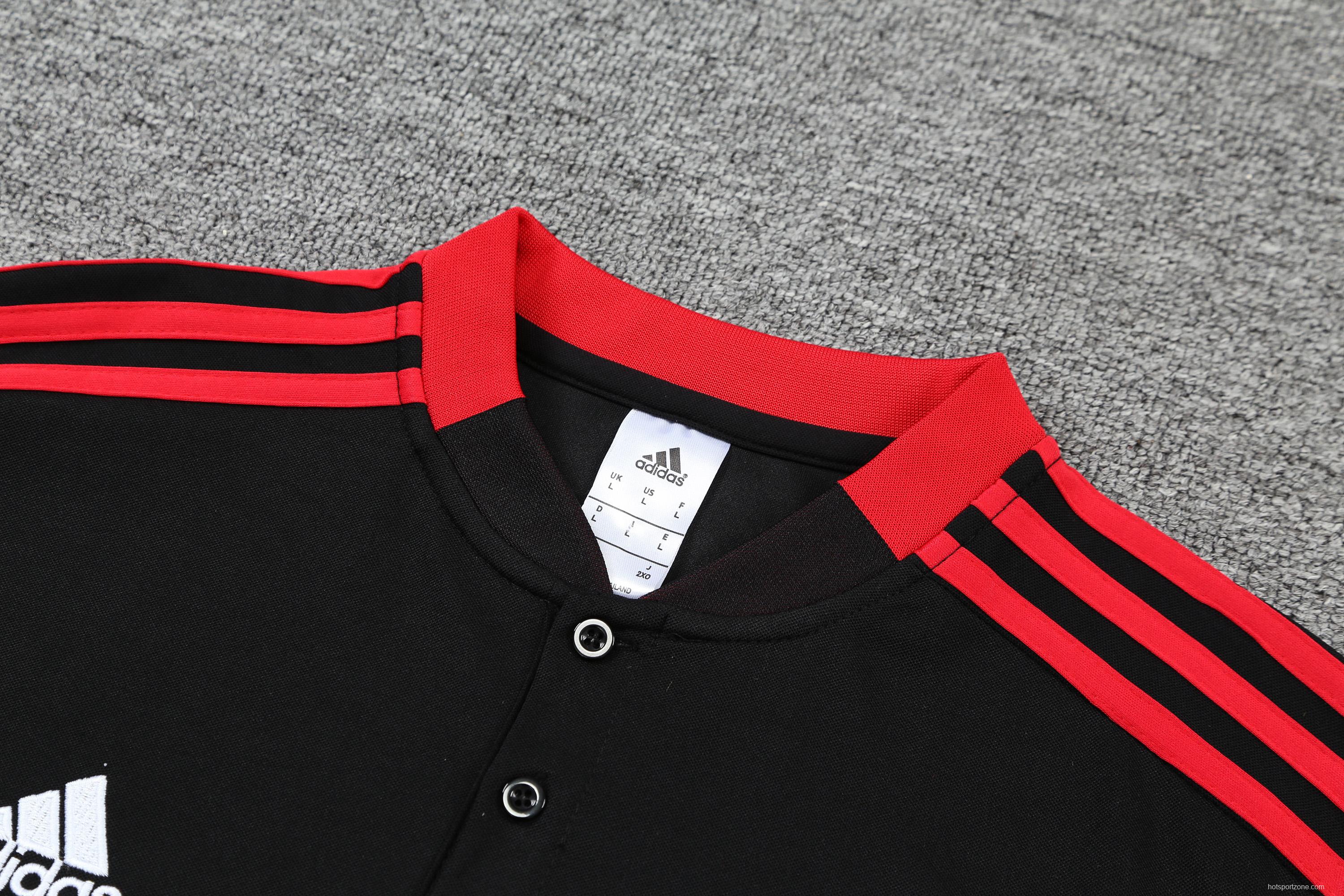 Manchester United POLO kit Black and red stripes(not supported to be sold separately)