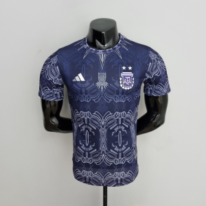 2022 Argentina Player Version Blue Soccer Jersey