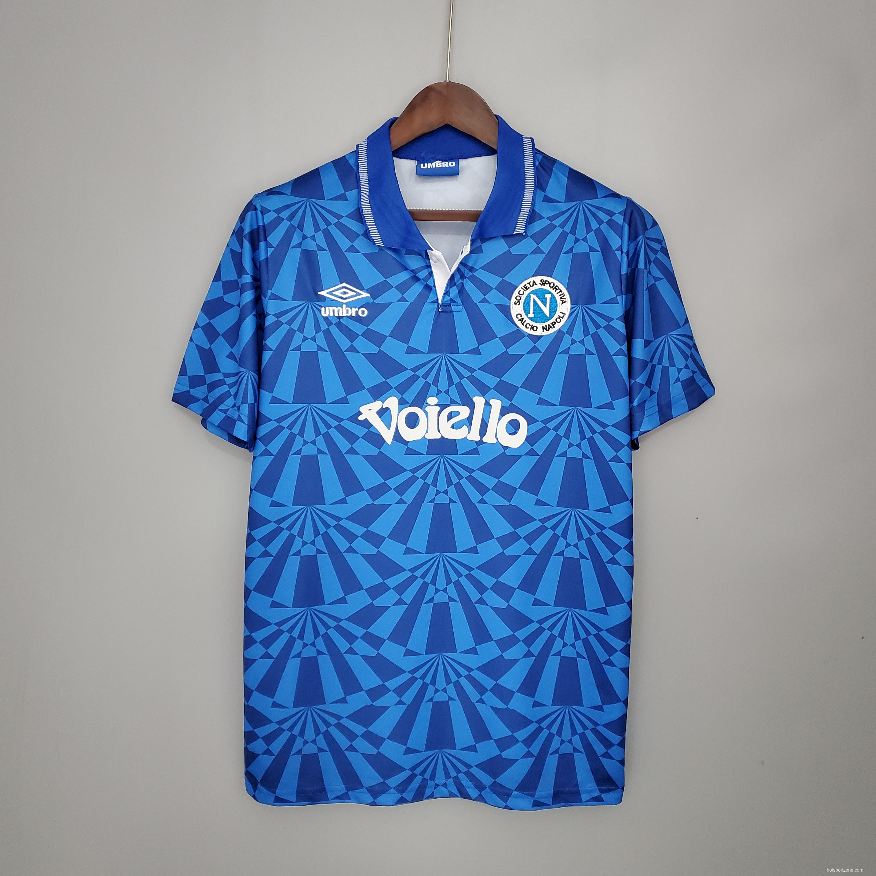 Retro Napoli 91/93 home Soccer Jersey