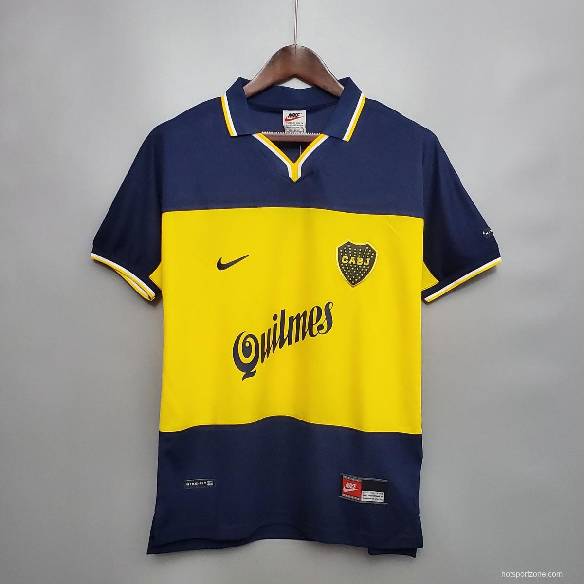 Retro Boca Juniors 1999 home Soccer Jersey