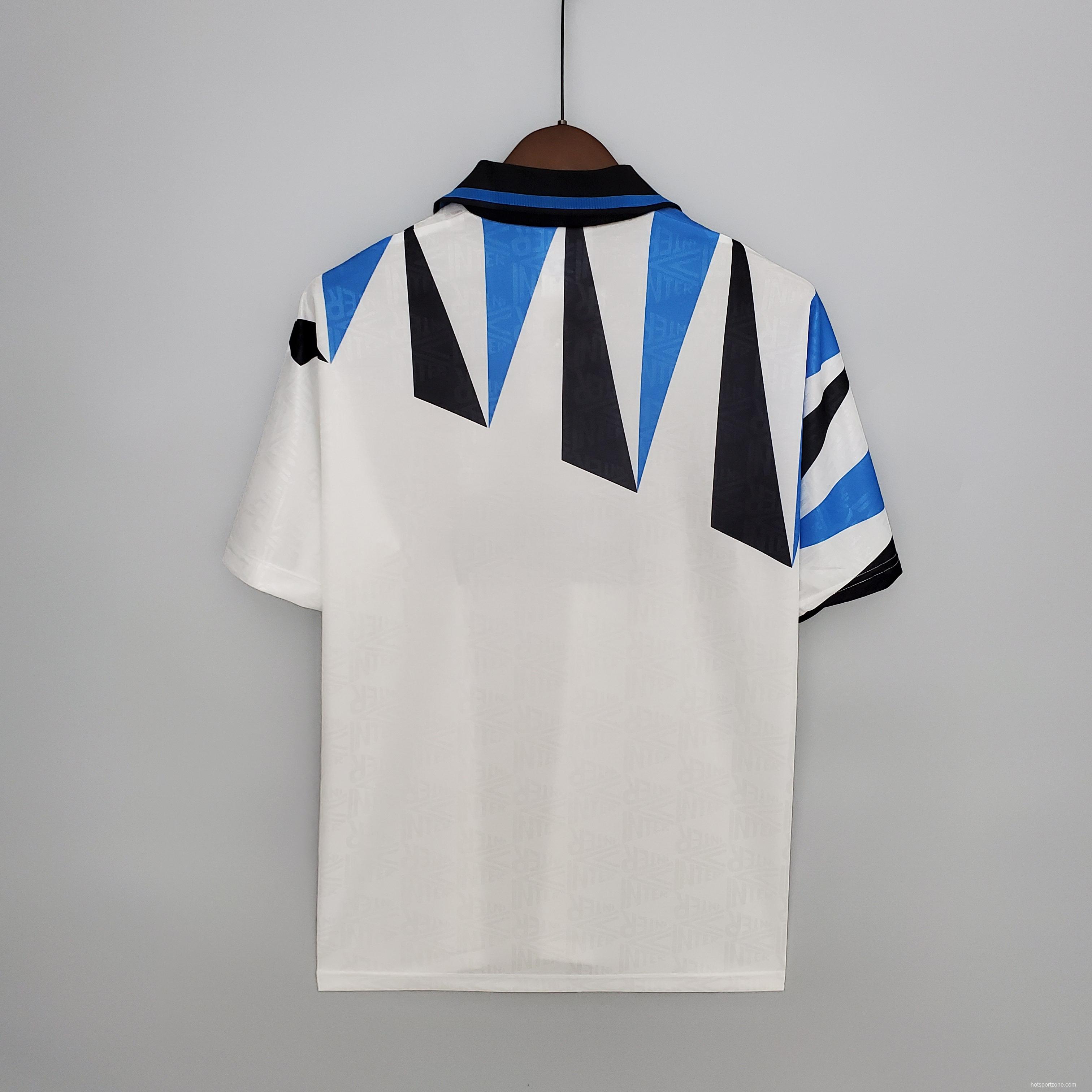 Retro Inter Milan 92/93 Away Soccer Jersey