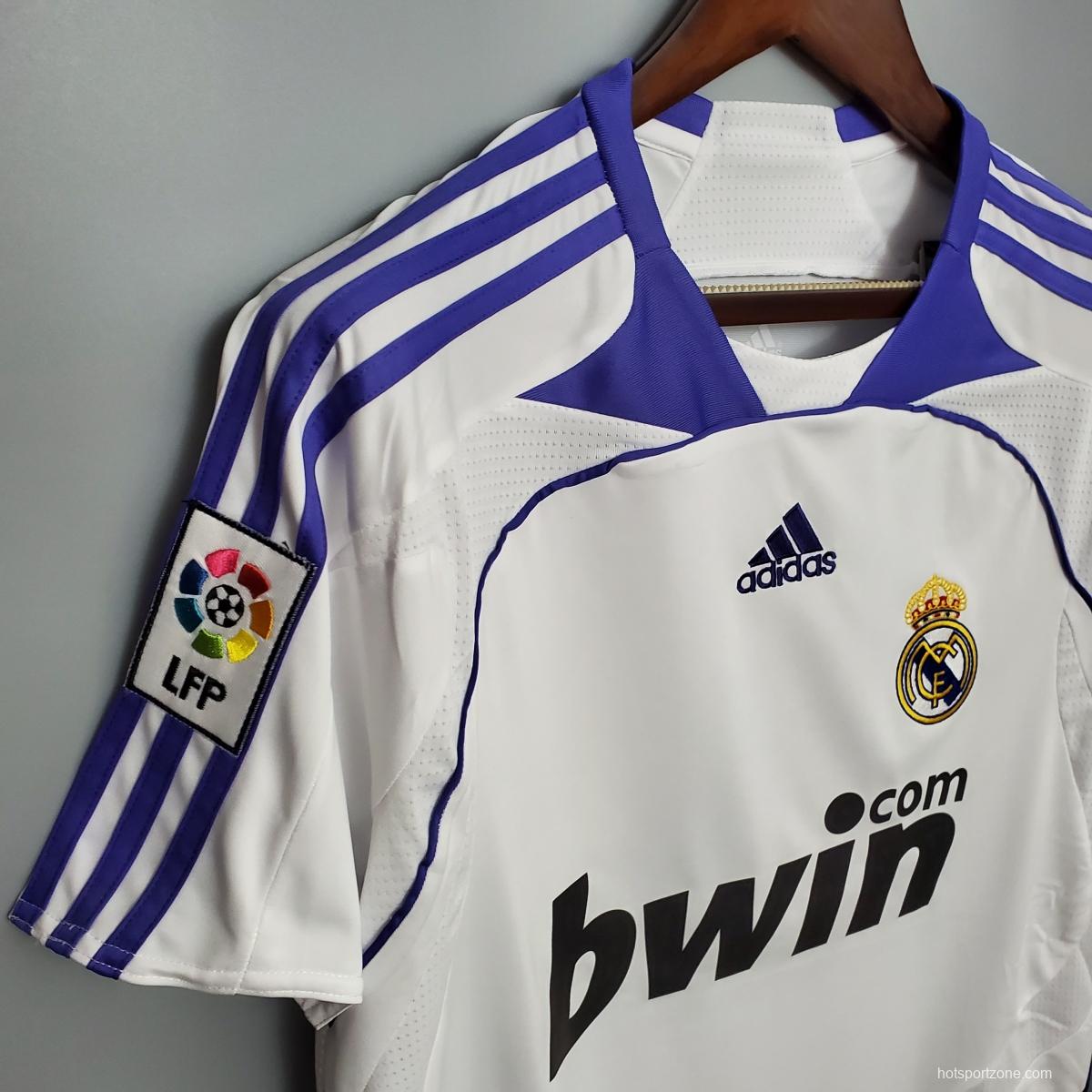 Retro Real Madrid 07/08 home Soccer Jersey