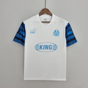 22/23 Marseille Football Heritage White Soccer Jersey