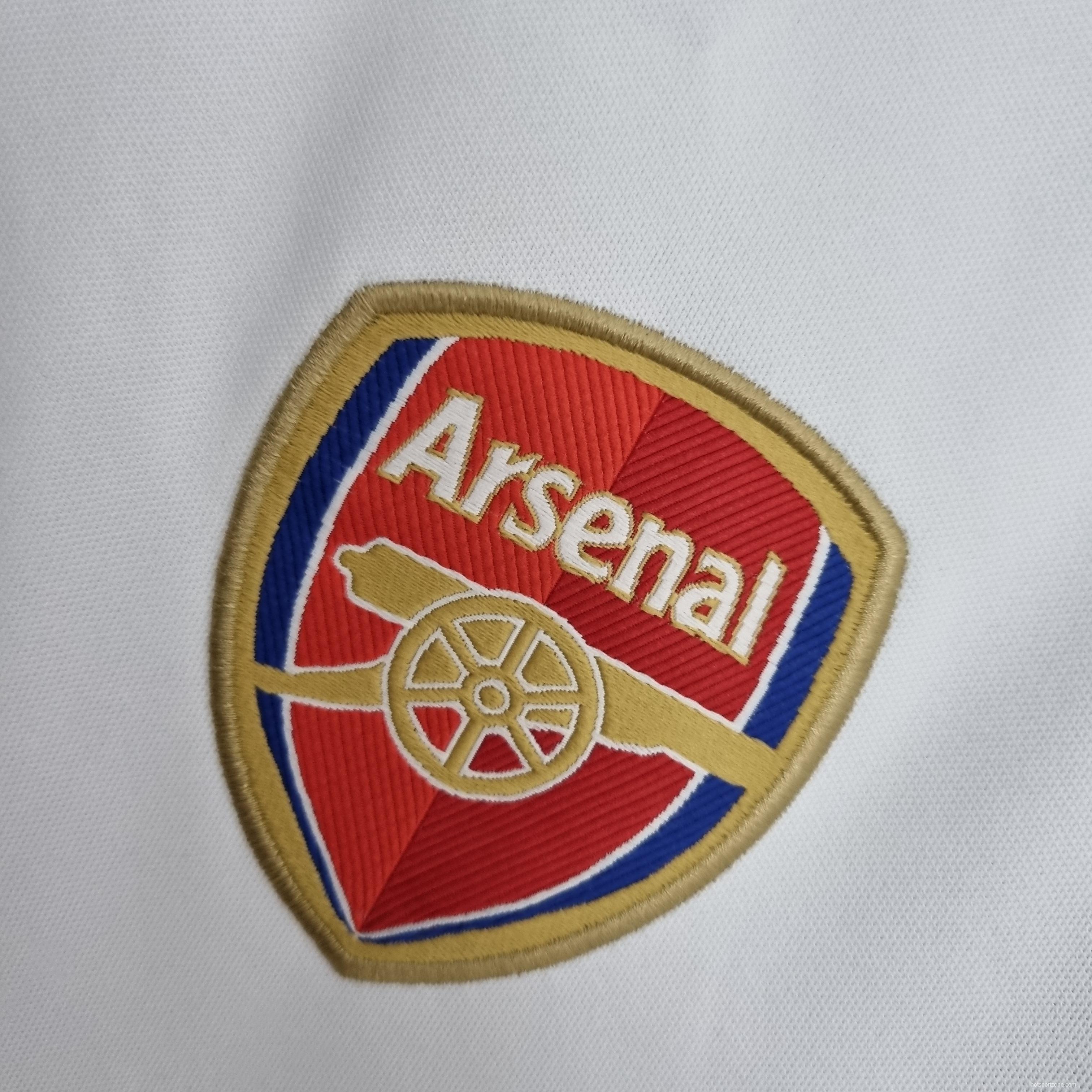 22/23 Arsenal Training Suit White Soccer Jersey