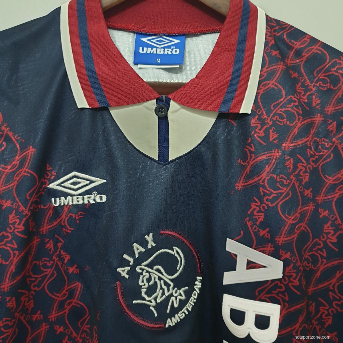 Ajax 1995 retro shirt away Soccer Jersey