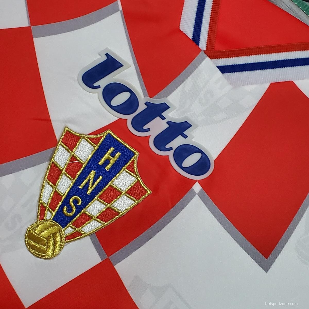 Retro 1998 Croatia away Soccer Jersey