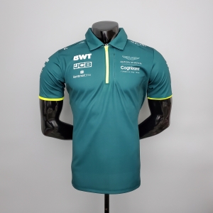 FI Formula One stadium service Aston Martin polo S-5XL