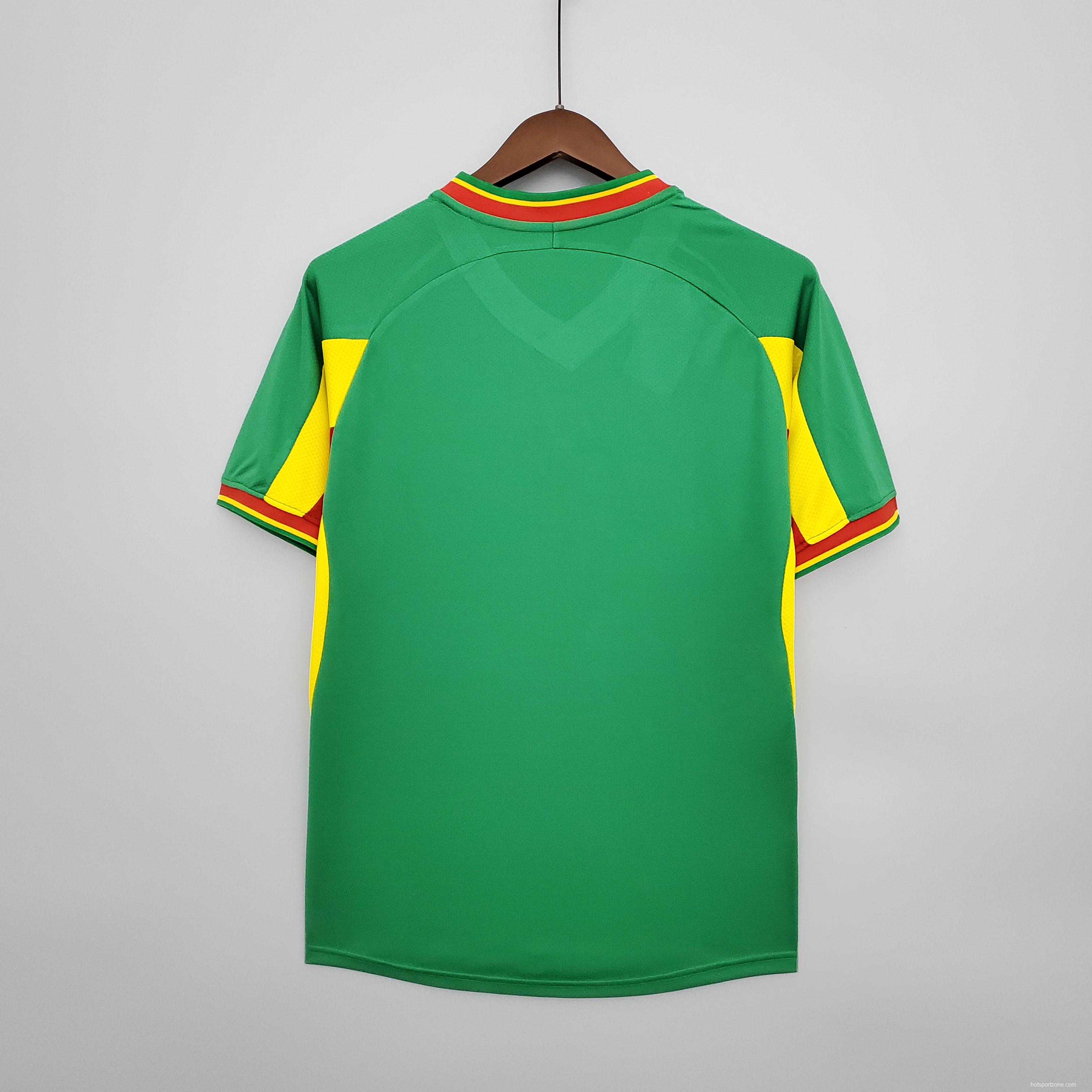 Retro 2002 Senegal green Soccer Jersey
