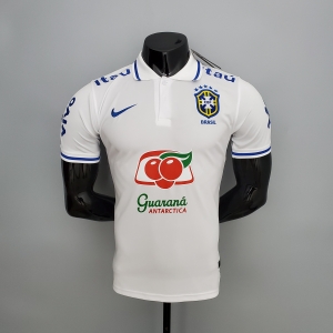 POLO Brazil White Soccer Jersey