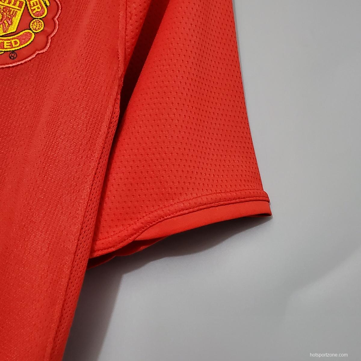Retro 07/08 Manchester United Champions League version home Soccer Jersey