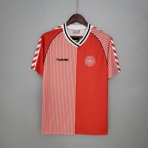 Retro Denmark 1986 home Soccer Jersey