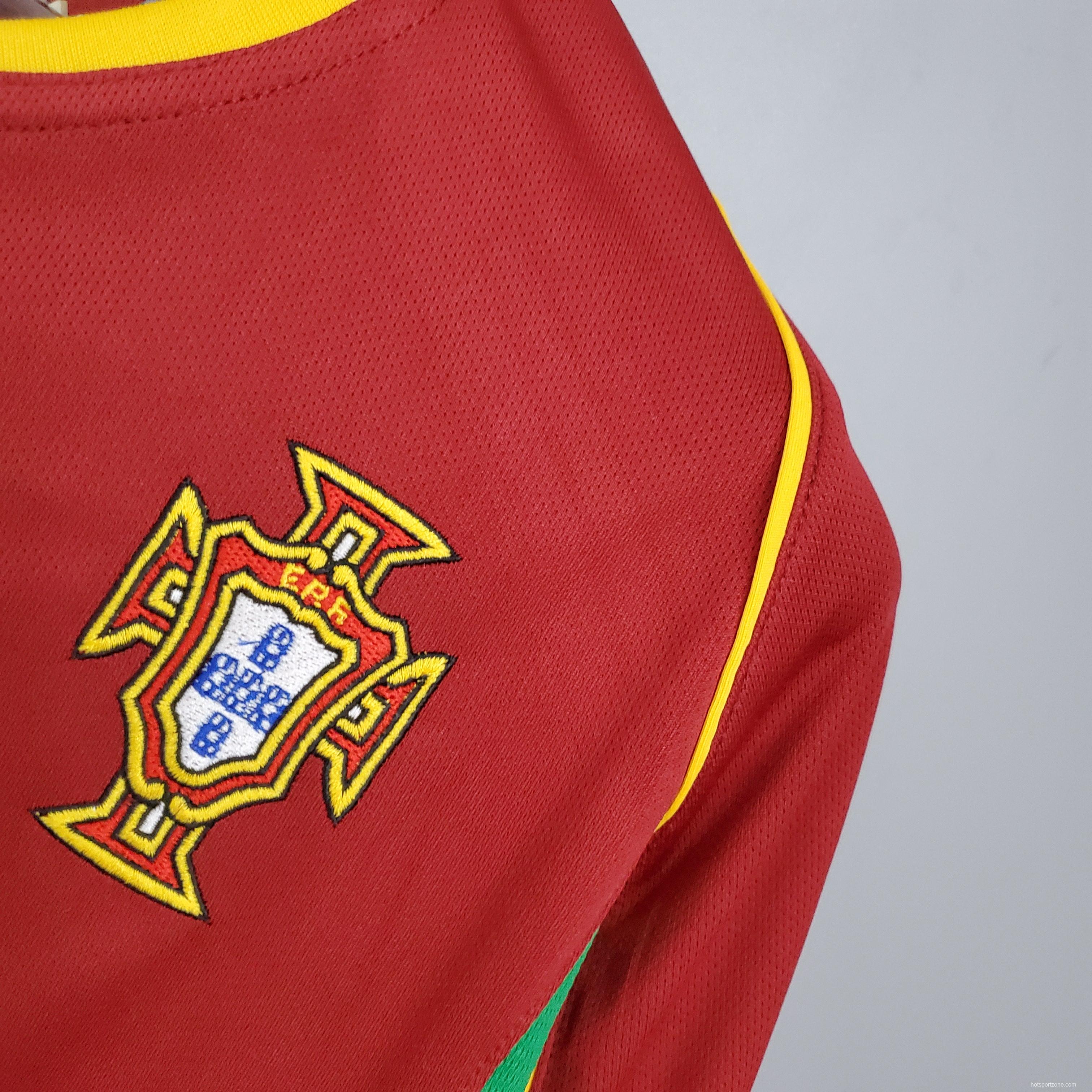 Retro Portugal 2002 home Soccer Jersey