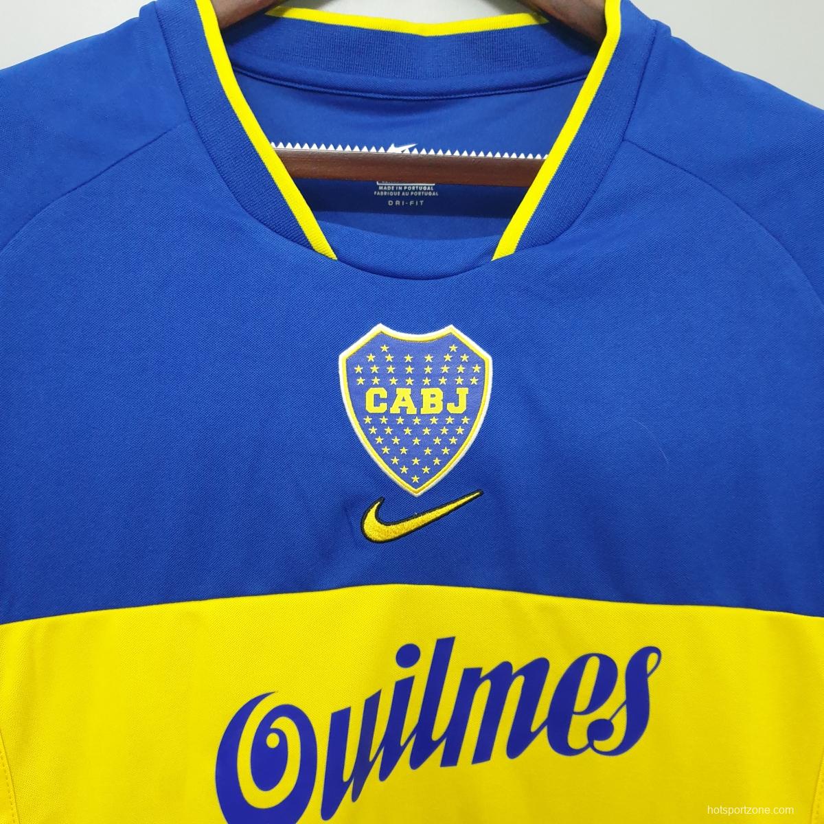 Boca Juniors 2001 retro shirt home Soccer Jersey