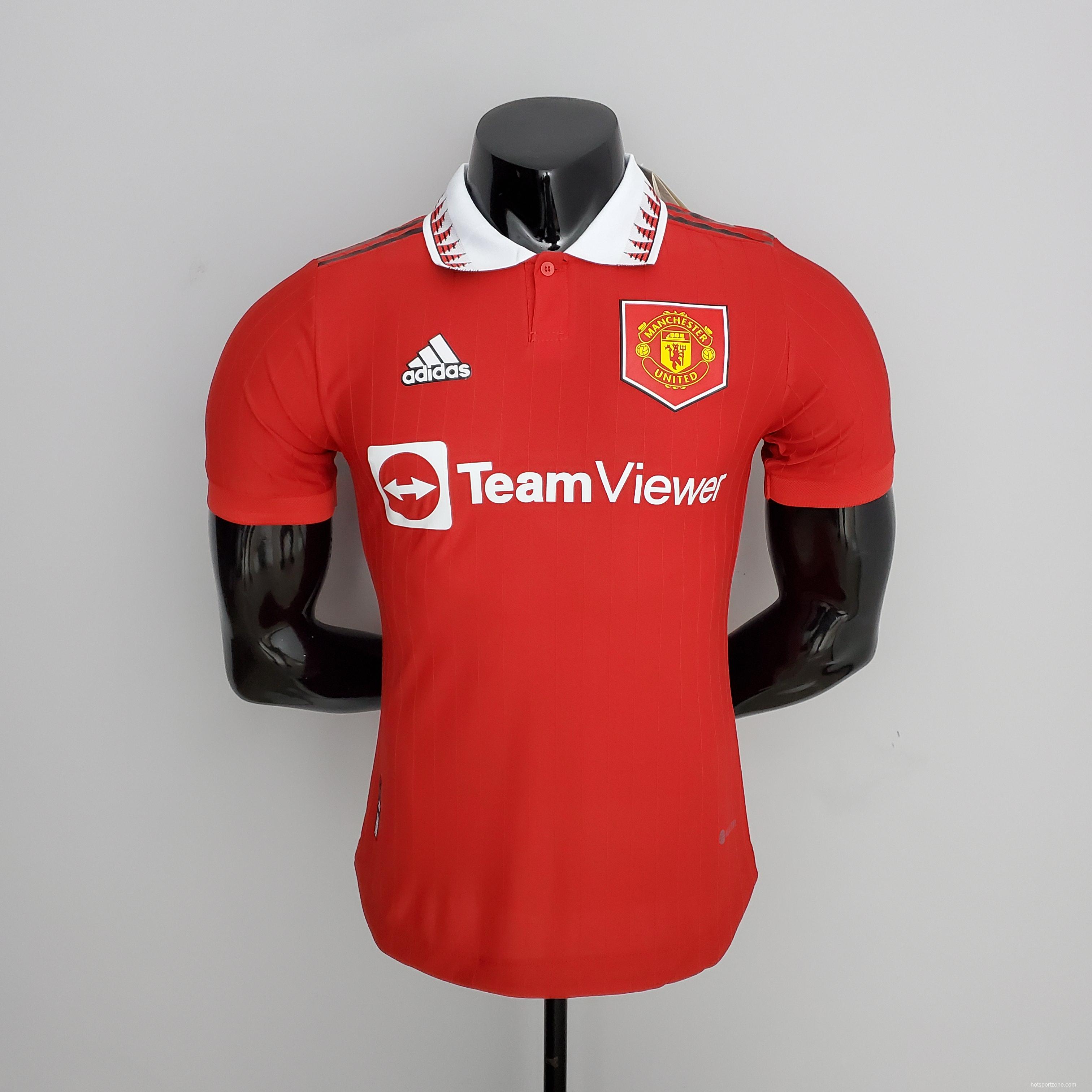 22/23 player version Manchester United Home Soccer Jersey