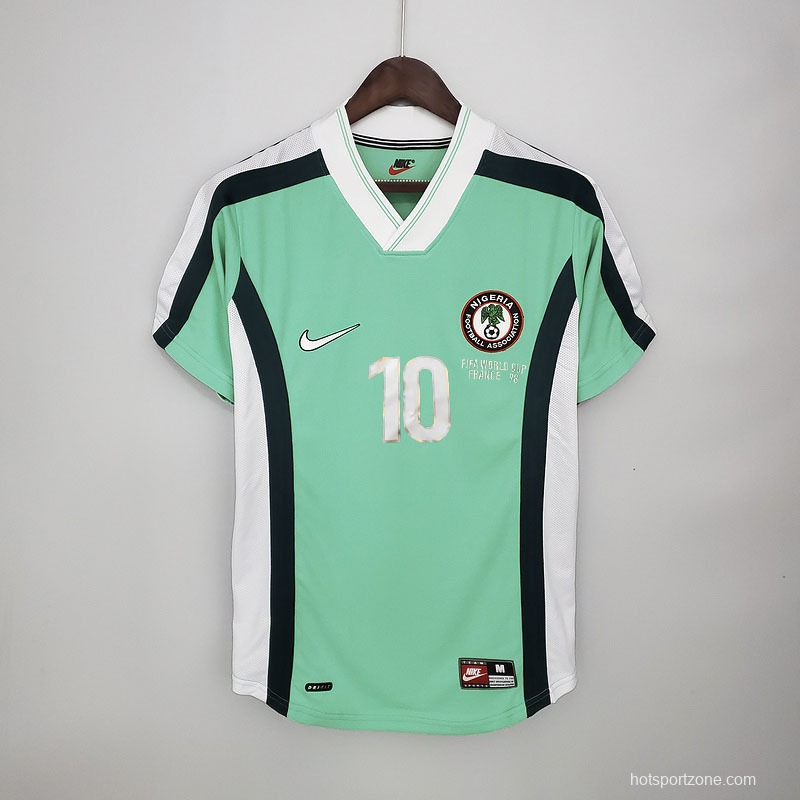 Retro Nigeria 1998 home Soccer Jersey