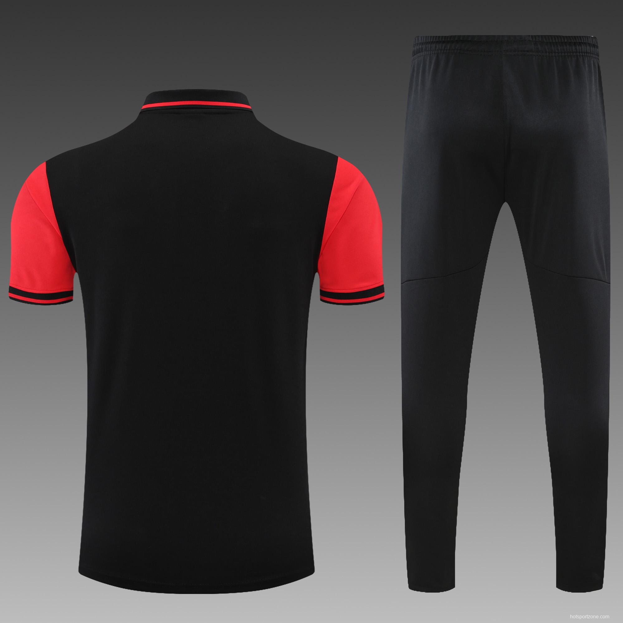 A.C. Milan POLO kit Black and Red(not supported to be sold separately)