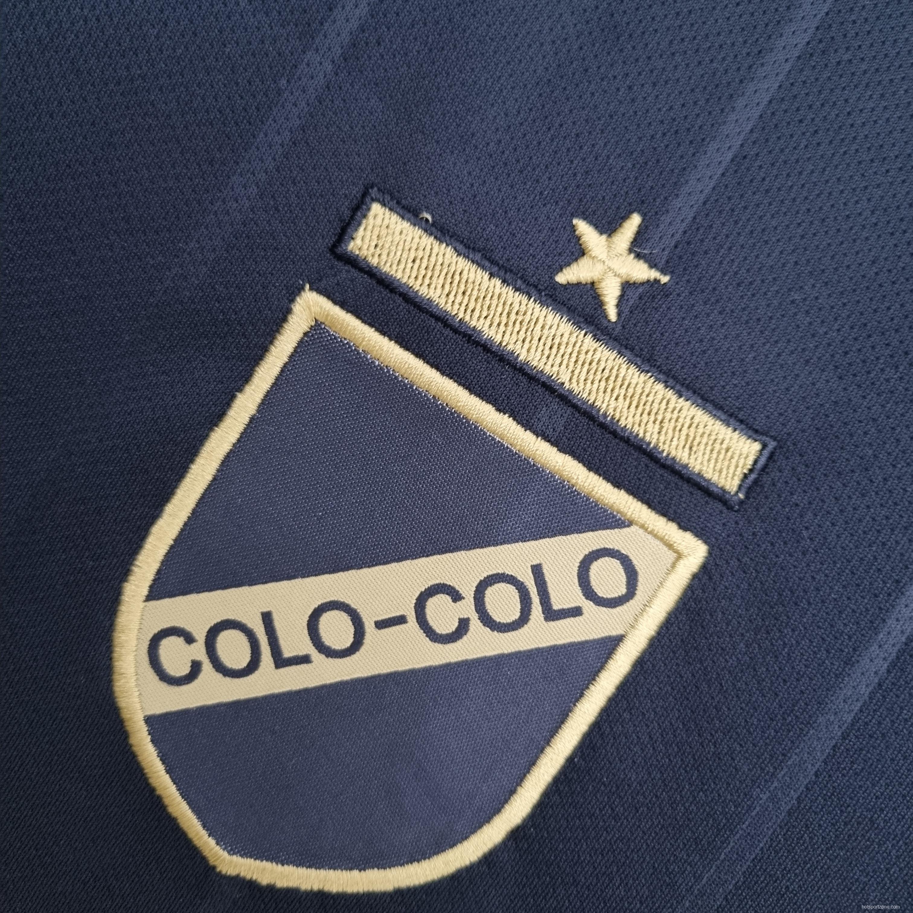 22/23 Colo Colo Commemorative Edition Black Gold Soccer Jersey