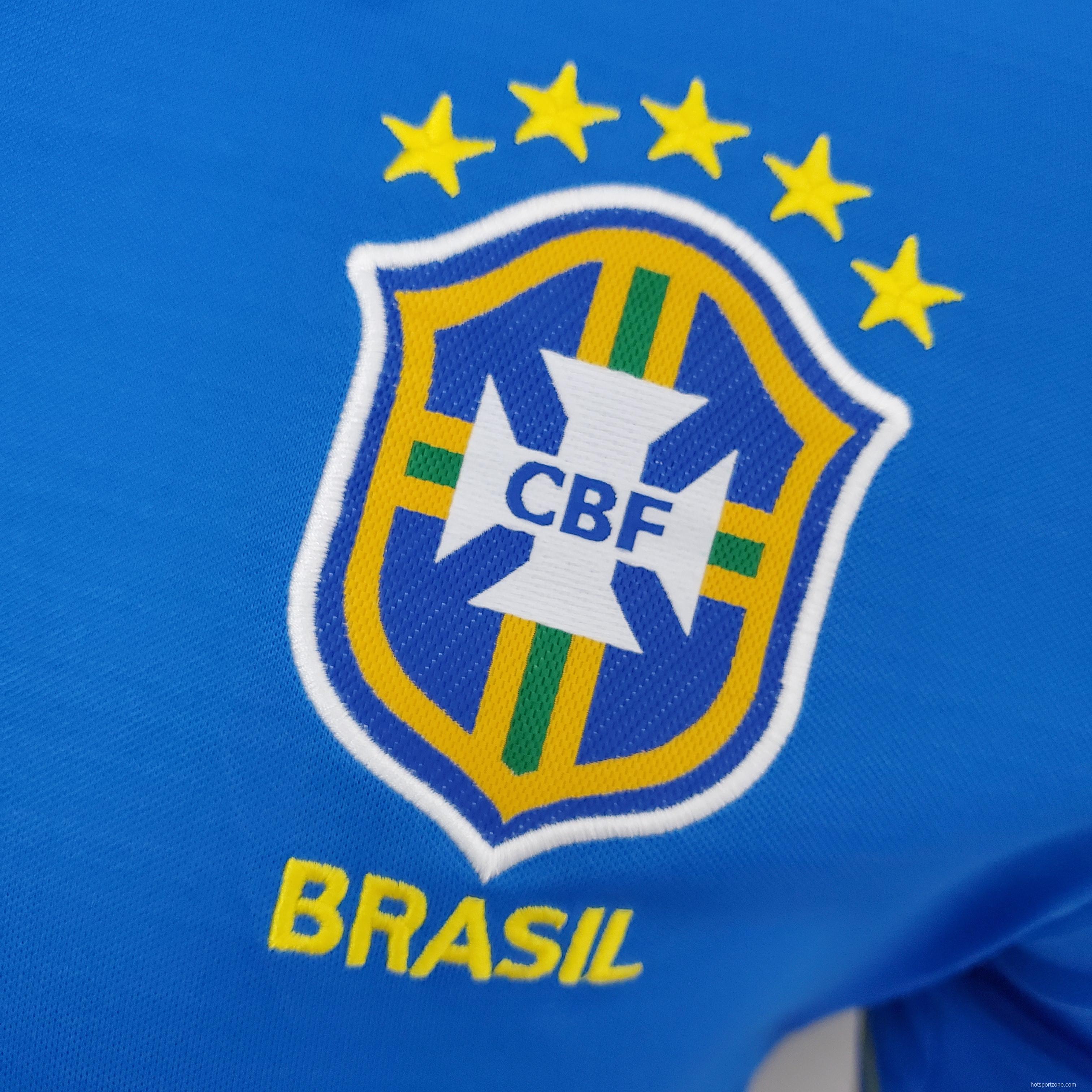 POLO Brazil Blue Soccer Jersey