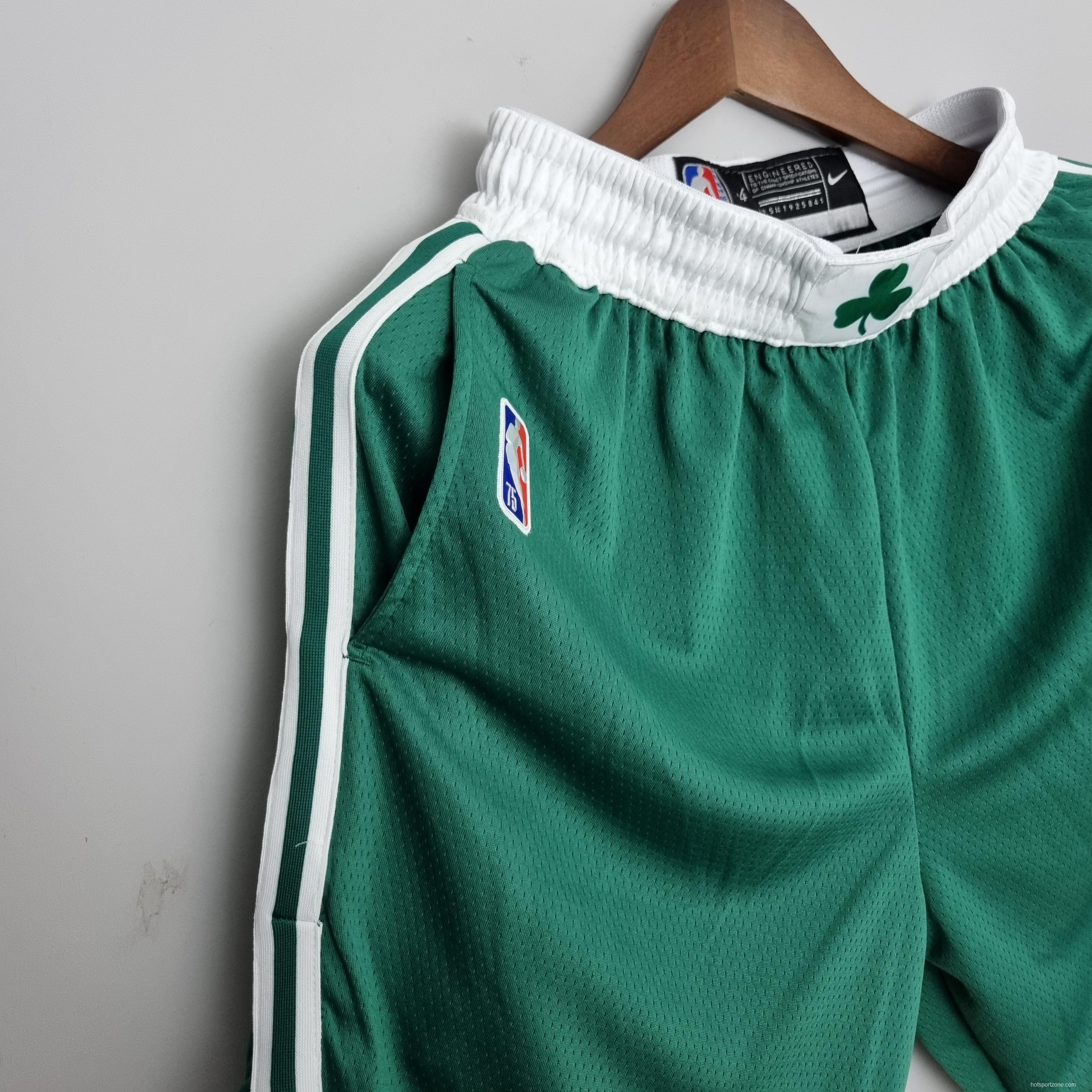75th Anniversary Boston Celtics Green Shorts NBA