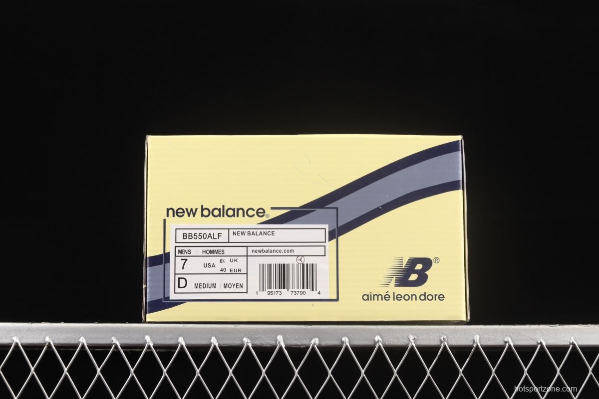 AIM É LEON DORE x New Balance BB550 series of new balanced leather neutral casual running shoes BB550ALF