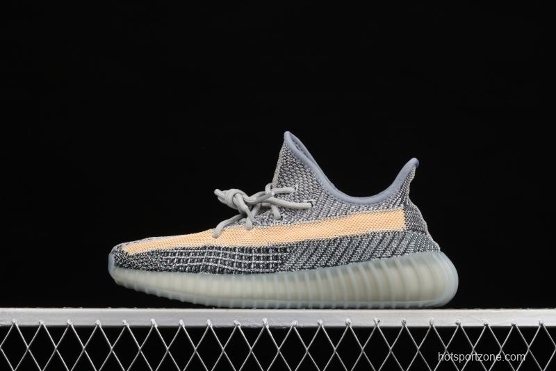 Adidas Yeezy 350 Boost V2 Ash Blue GY7657 Darth Coconut 350 second generation hollowed-out water wash tannin color BASF Boost original