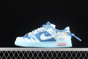 OFF-White x NIKE DUNK Low OW SB buckle rebound fashion casual board shoes DM1602-113