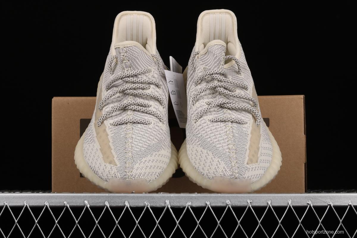 Adidas Yeezy 350 Boost V2 FU9161 Darth Coconut 350 second generation beard white hollowed-out angel color