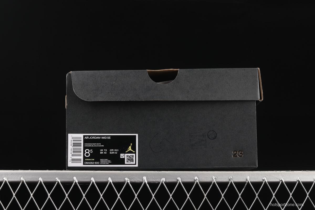 Levi's x Air Jordan 1 Mid Denim Levi denim basketball shoes DM4352-600