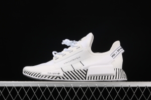 Adidas NMD R1 Boost V2 FY2105 second generation elastic knitted surface popcorn running shoes