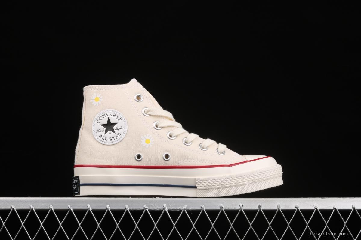 Converse 1970 s PEACEMINUSONE second generation daisy joint style high top casual board shoes 162053C