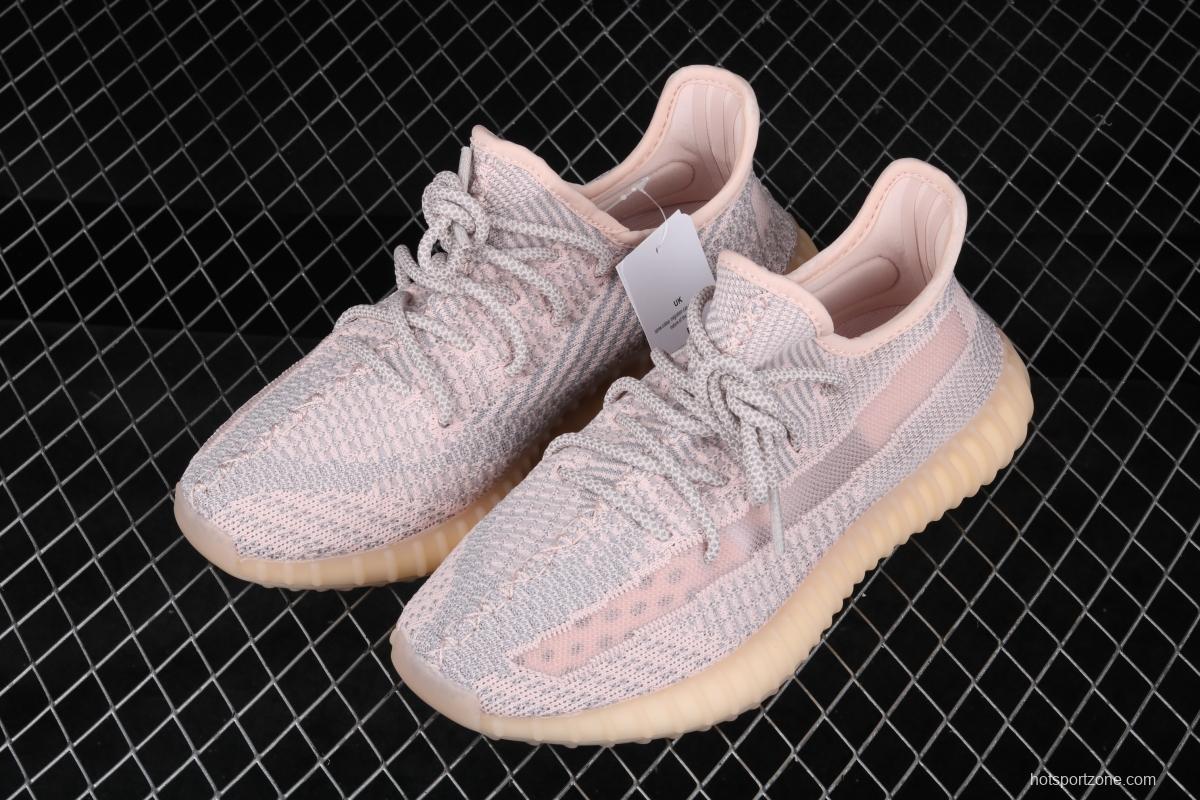 Adidas Yeezy 350 Boost V2 Synth FV5578 Darth Coconut 350 second generation silver powder hollowed-out angel color
