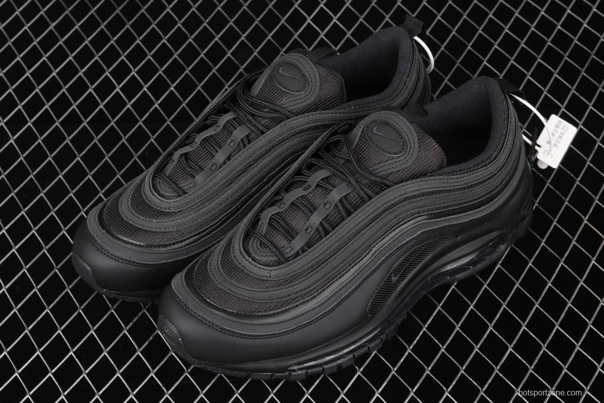 NIKE Air Max 973M reflective all-black bullet air cushion running shoes BQ4567-001