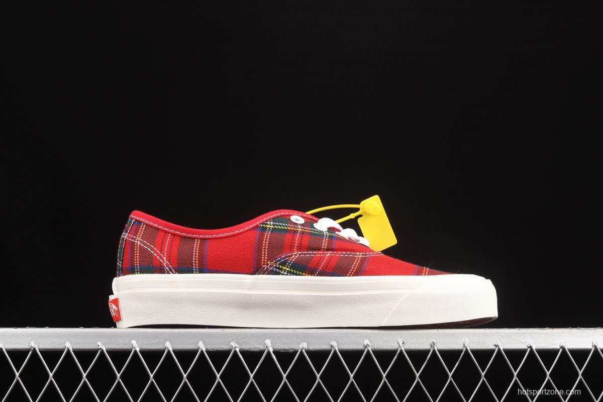 Pendleton x Vans Style 36 joint style Scottish stripe series low-top casual board shoes VN0A54F29GT