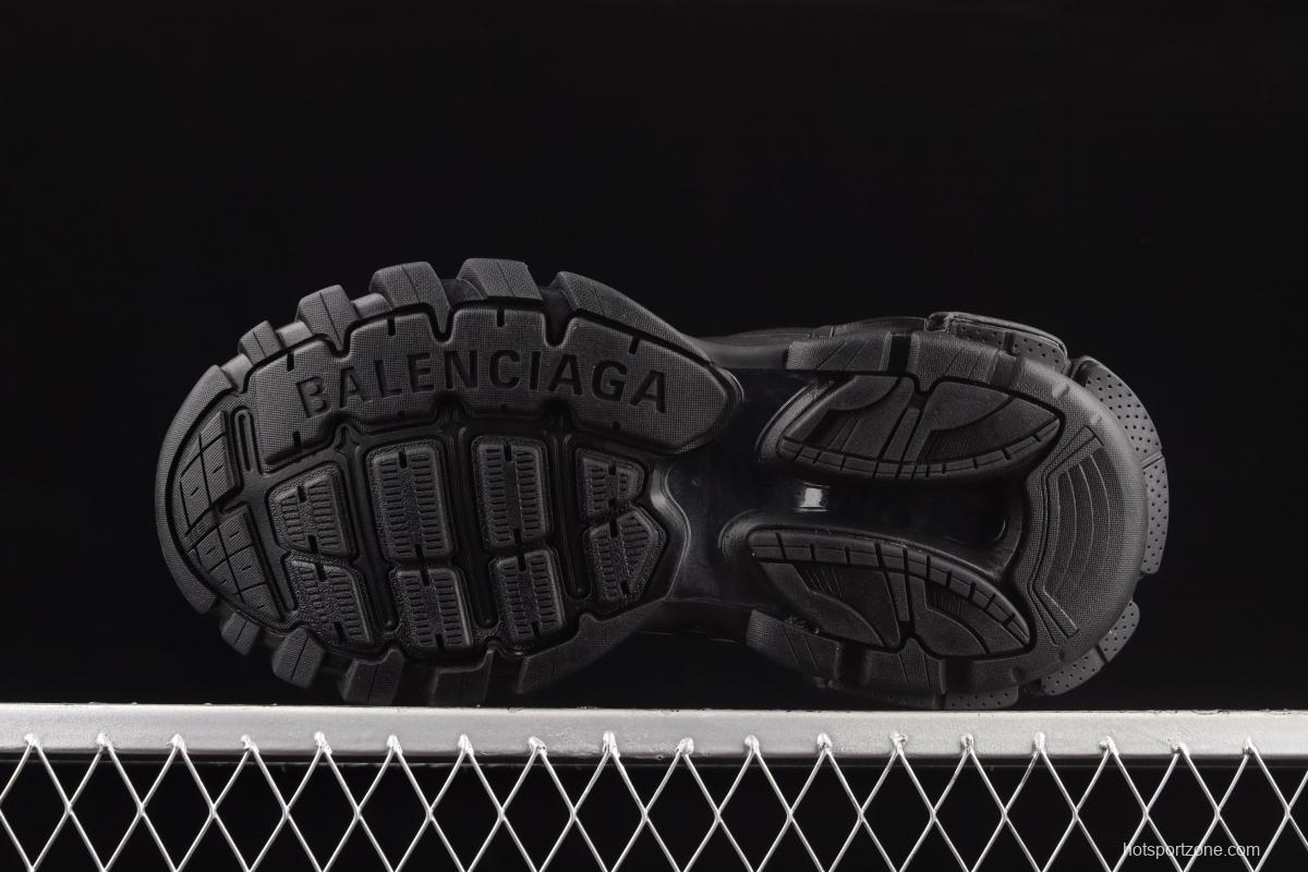 Balenciaga Sneaker Tess s.Gomma Res BI ALV/TIS EFF NUBUK/TIS E 2020 latest color matching trend running shoes W1GB12045