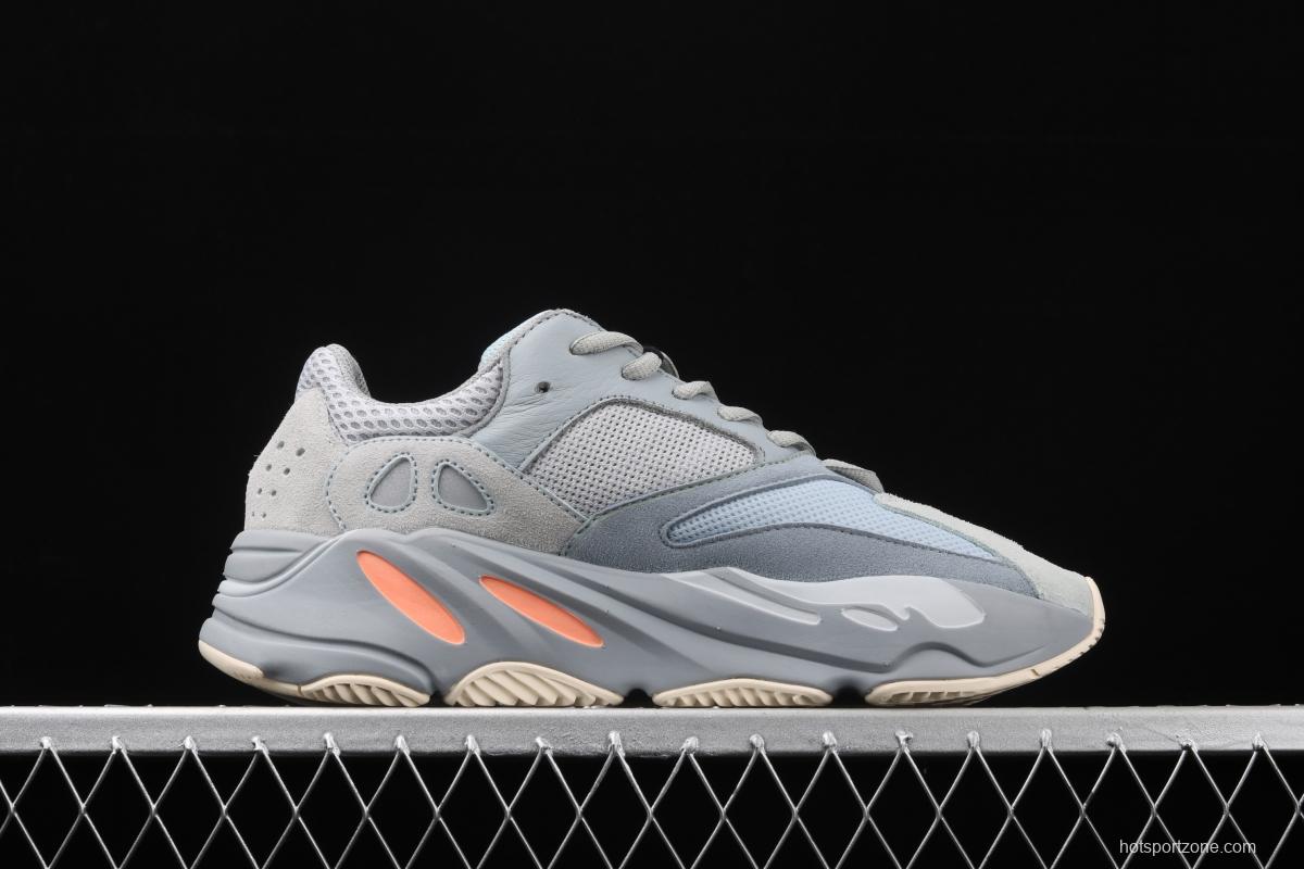 Adidas Yeezy Boost 700 Inertia EG7597 Kanye Coconut 700 Grey Orchid running shoes BASF Popcorn