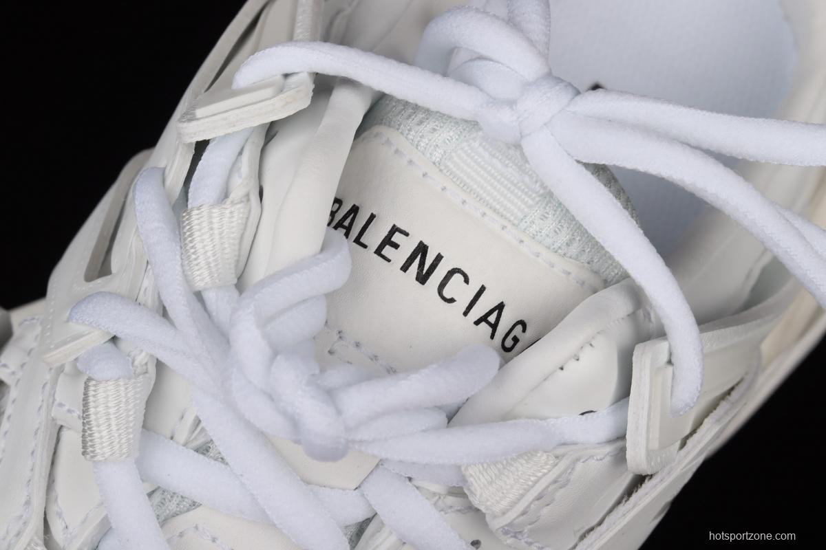 Balenciaga Sneaker Tess s.Gomma MAILLE WHITE/ORANGE 2021ss 3.0 three-generation outdoor concept shoes semi-drag W3CP66509