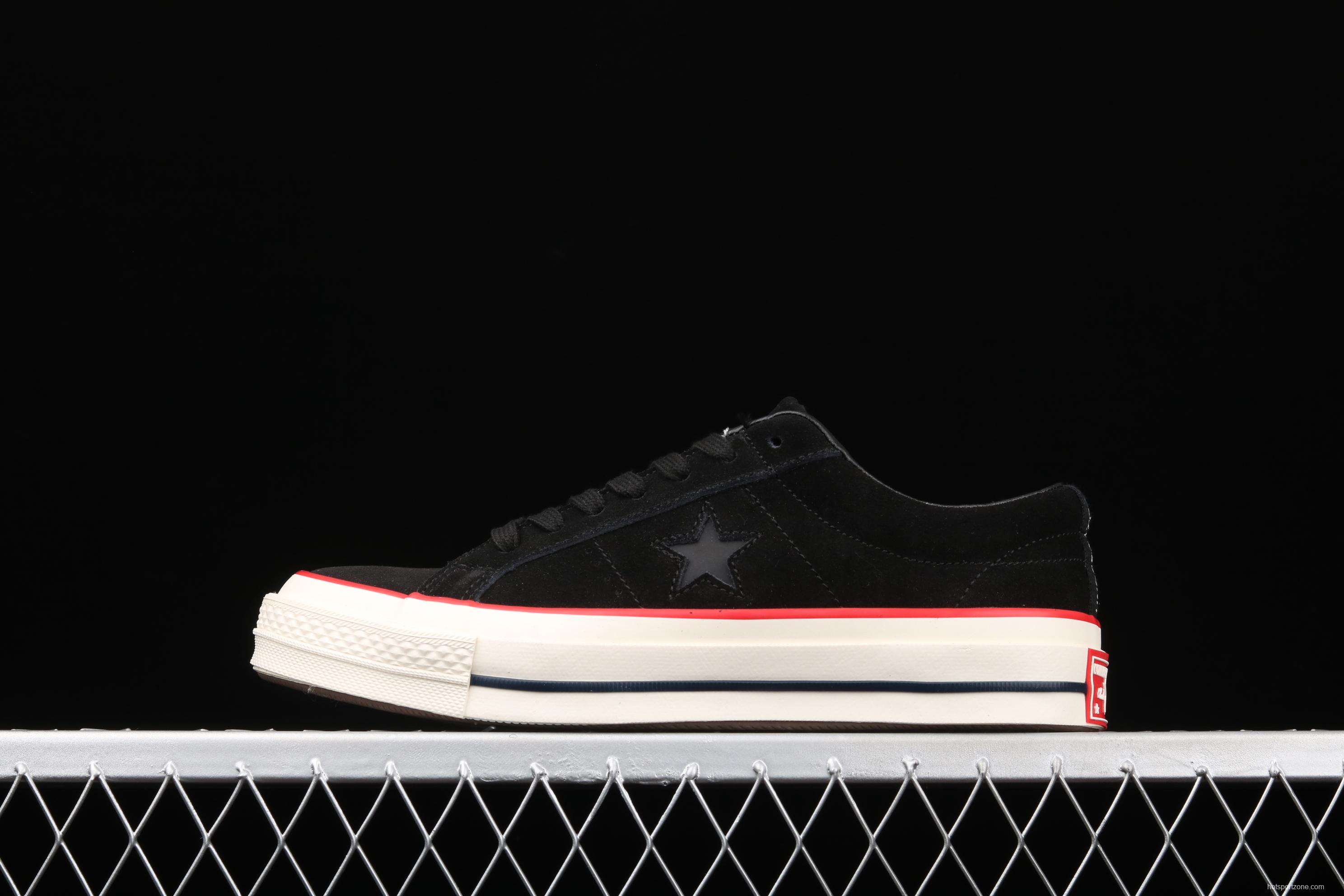 Converse One Star Yi Xing Mucun frosted material low side collision color splicing board shoes 158476C