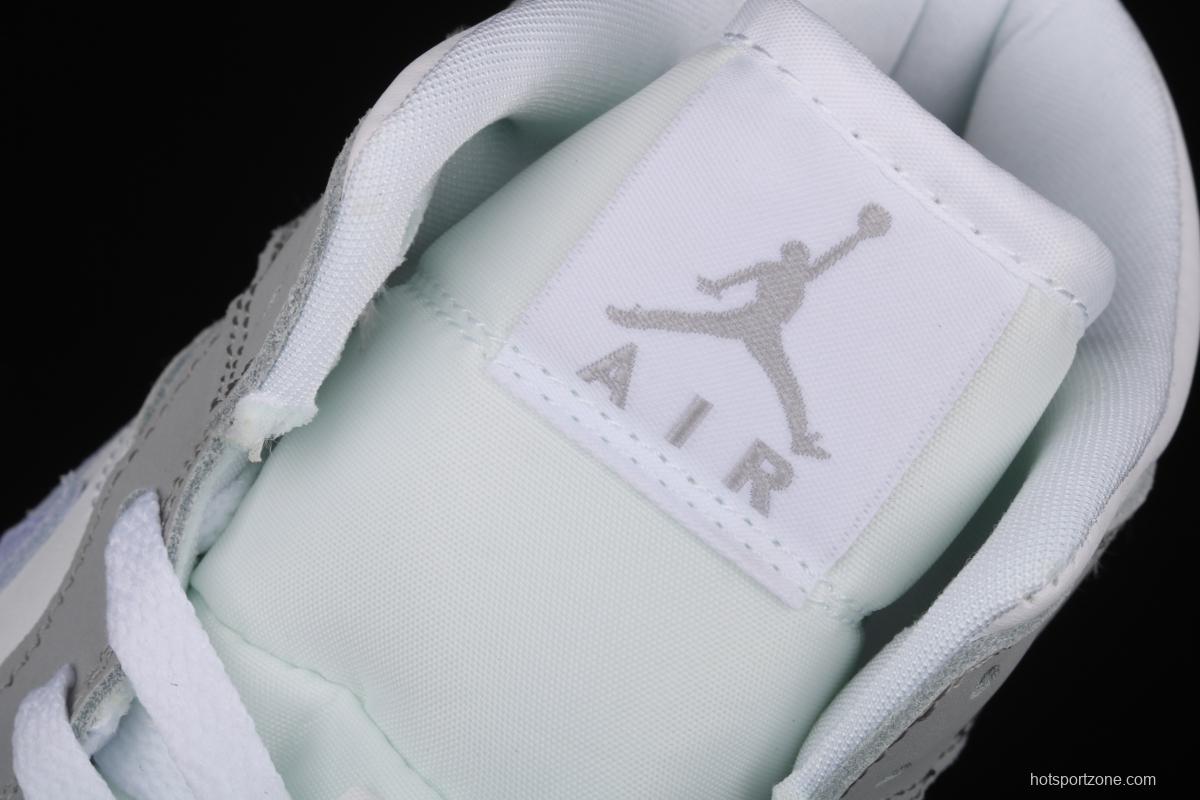 Air Jordan 1 Mid BQ6472-105Bond white, gray and blue