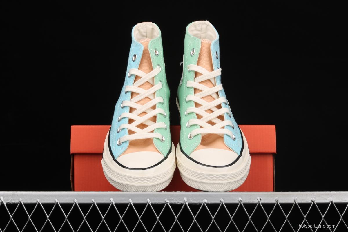 Converse Chuck 70s summer ice cream splicing color fashion high upper shoes 171124C