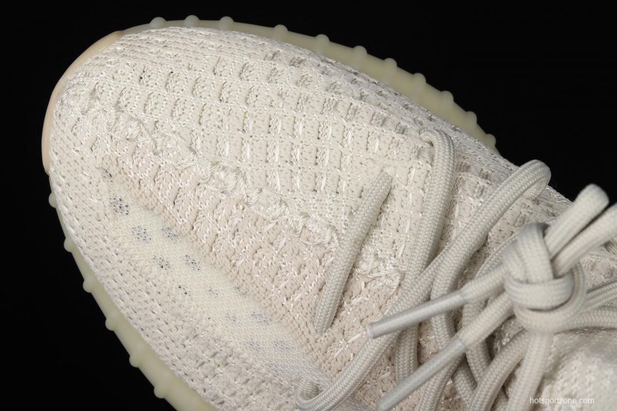 Adidasidas Yeezy 350 Boost V2 GY3438 Darth Coconut 350 second generation hollowed-out temperature-changed aurora borealis color BASF popcorn