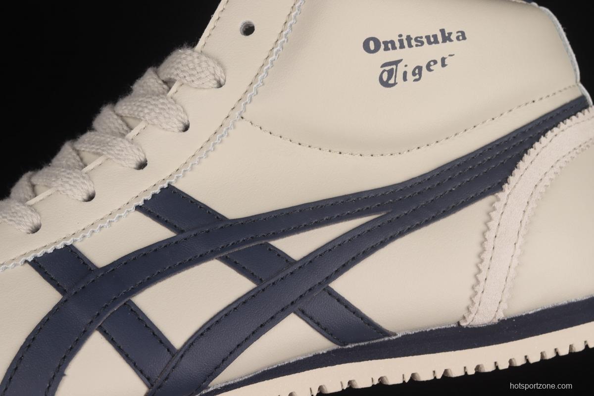 OnitsukaTiger Mexico 66 Mid Runner leather Zhongbang casual running shoes DL409-1659
