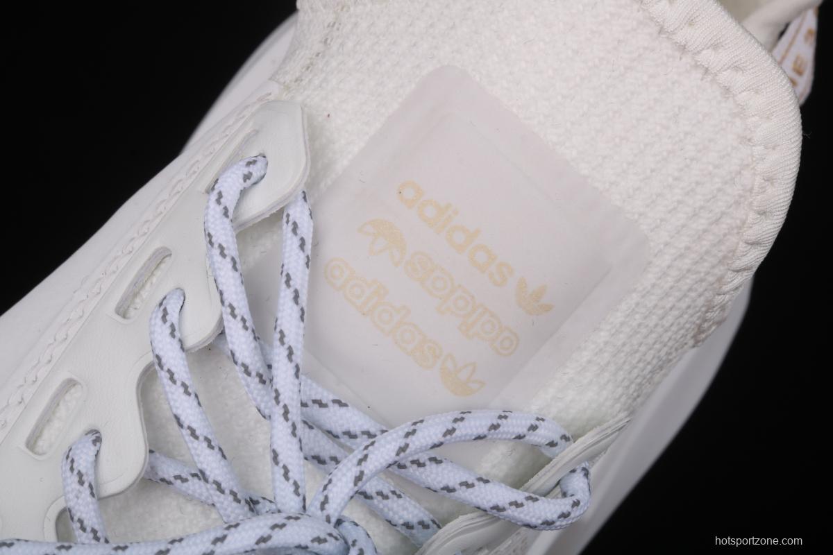 Adidas NMD R1 Boost V2 FW5450 second generation elastic knitted surface popcorn running shoes