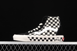 Vans SK8-Hi Vans Anaheim chessboard checkered high top casual board shoes VN0A38GF2U7
