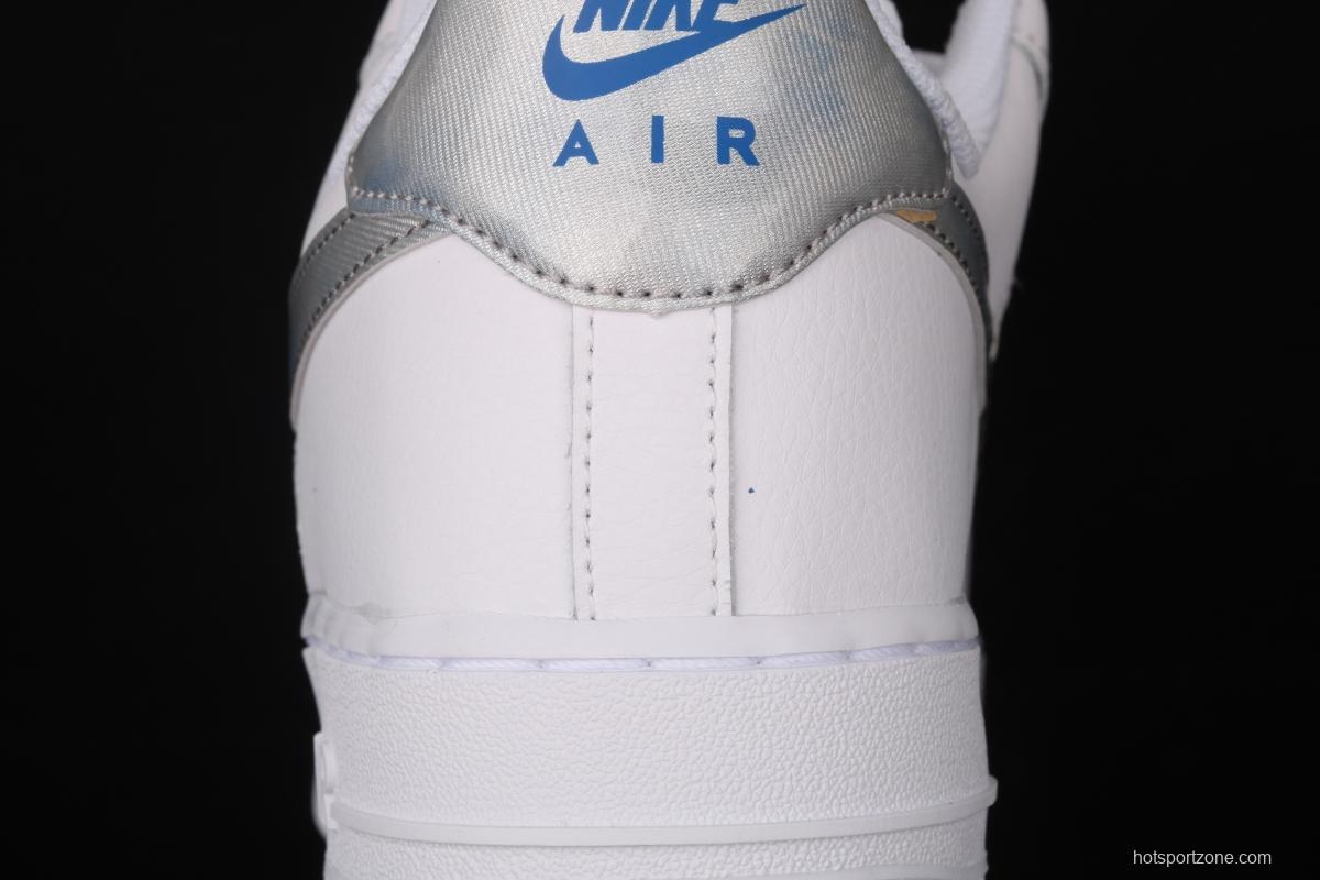 NIKE Air Force 1 Low GS white and blue dazzling haze laser low-top casual board shoes 314219-131