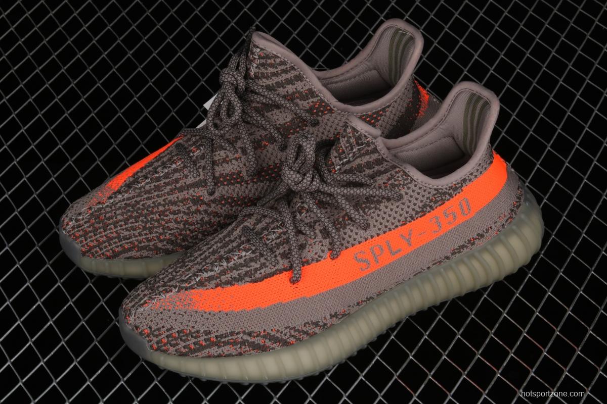 Adidas Yeezy 350V2 Real Boost Basf BB1826 das coconut 350 second generation gray orange BASF popcorn