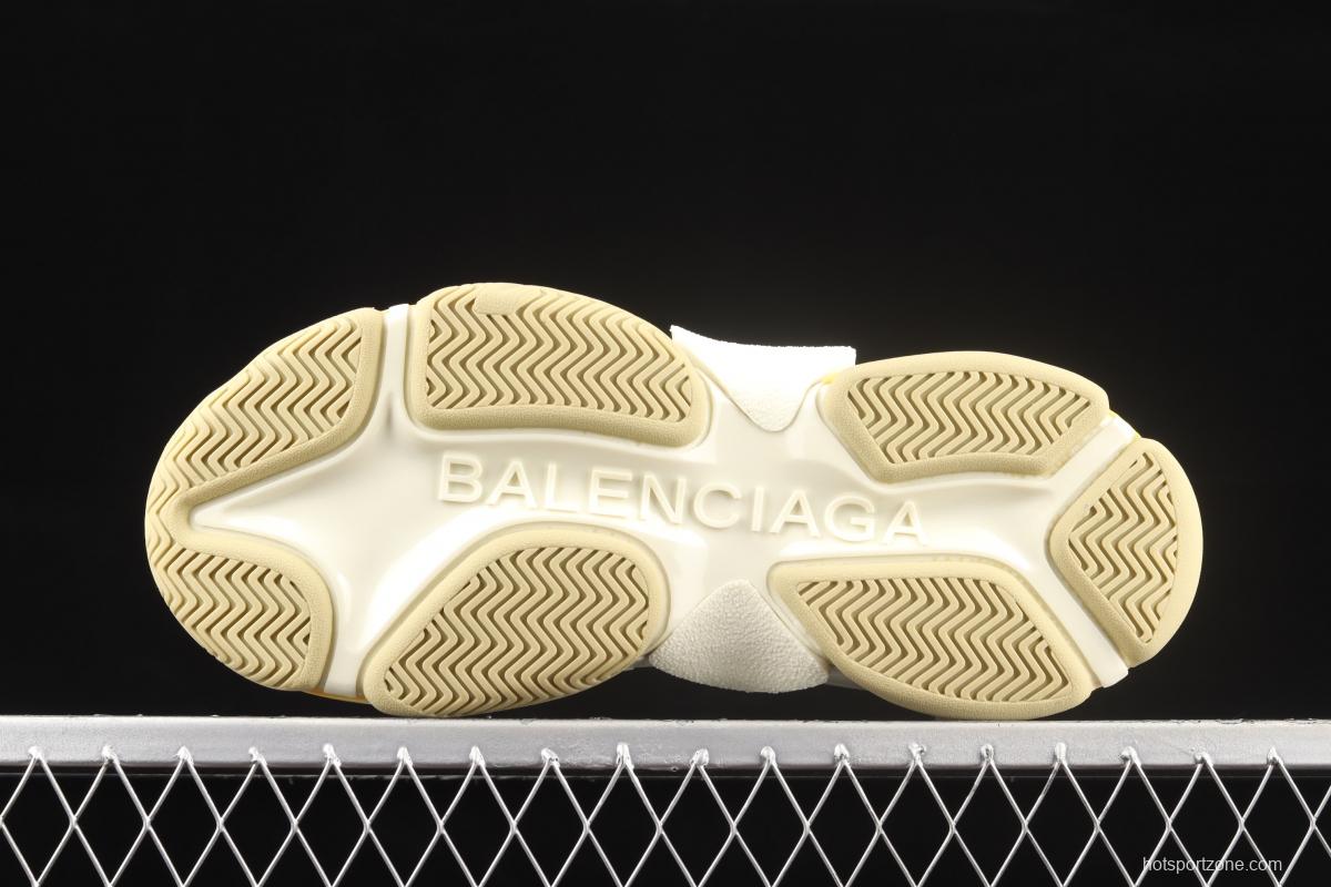 Gucci x Balenciaga Triple S joint style spliced cloth retro daddy shoes UL1108461
