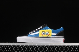 SpongeBob x Vans Old Skool 2021 summer yen limited edition low-top casual board shoes VN0A38G19XD
