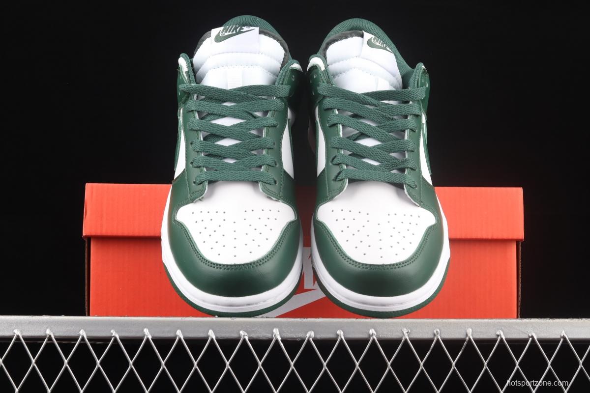 NIKE SB DUNK Low Team Green Michigan White and Green Slam Dunk Series low side Leisure Sports Skateboard shoes DD1391-101