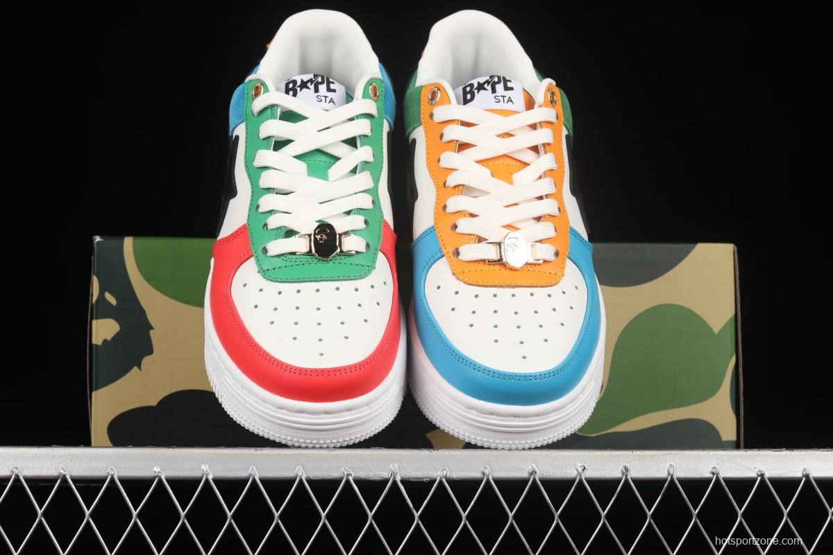 Bape Sta Tokyo trend Godfather Nigo brand Wang Yuan with the same ape head classic skateboard shoes 1H2019048